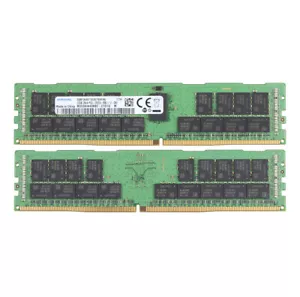 SAMSUNG 2x 32GB 2RX4 PC4-2666V DDR4 Server ECC MEMORY RAM M393A4K40BB2-CTD7Q $32 - Picture 1 of 8