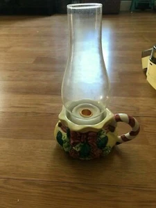 Vintage ABC Christmas Holiday Hurricane Taper Lantern - ABC# 10517 - Picture 1 of 9