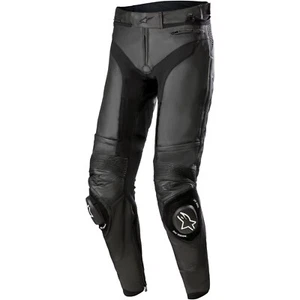 Alpinestars Men's Motorcycle Trousers Missile v3 - Leather Pants Black-Black - Picture 1 of 4