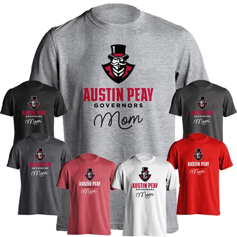 Austin Peay State University Governors Mom Logo Short Sleeve Tee Cover