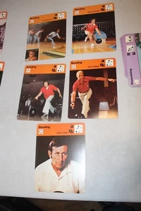 LOTE DE TARJETAS SPORTSCASTER - BOLOS 5 TARJETAS DÉCADA DE 1970 - Imagen 1 de 1