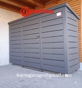 PREMIUM Gerätehaus Geräteschuppen Metall Modern Schuppen Gartenhaus Blechgarage - Bild 1 von 5