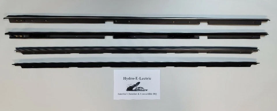 NUEVO 1978-1987 Chevrolet El Camino Ventana Fieltro Beltline Juego de bandas meteorológicas - 4 piezas Foto 1 de 2
