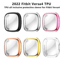 Case For Fitbit Versa 4 TPU Case Full Screen 360° Protector Bumper Shell Cover 