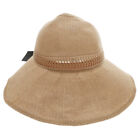 khaki składany kapelusz przeciwsłoneczny z szerokim rolkiem