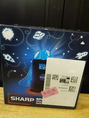 SHARP NASA Space Shuttle Night Light Alarm Clock – Wings and Booster Lights Up - Image 1 of 3