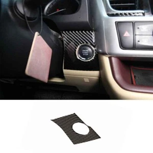 Real Carbon Fiber 14-19 For Toyota Highlander One-Button Start Switch Trim - Picture 1 of 11