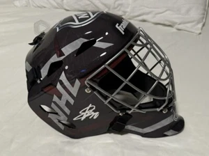 MASCHERA CASCO SERGEI BOBROVSKY FIRMATA FLORIDA PANTHERS GOALIE BECKETT - Foto 1 di 5