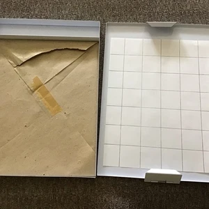 Vintage Porzellan Künstler Malpalette Glas mit Riegelkasten Neu Keramikmalerei - Bild 1 von 7