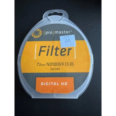 ProMaster 72mm Digital HD - ND - 1000X 3.0 Brand New Still Sealed #8863 - Image 1 of 3