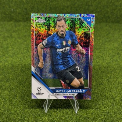 HAKAN CALHANOGLU 2021-22 Topps Chrome ROSE GOLD MINI DIAMOND REFRACTOR ~ /125 - Image 1 of 2