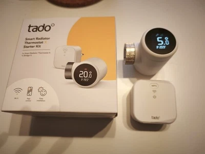 tado° Smartes Heizkörper-Thermostat X - Starter Kit mit Bridge - NEU - Bild 1 von 2