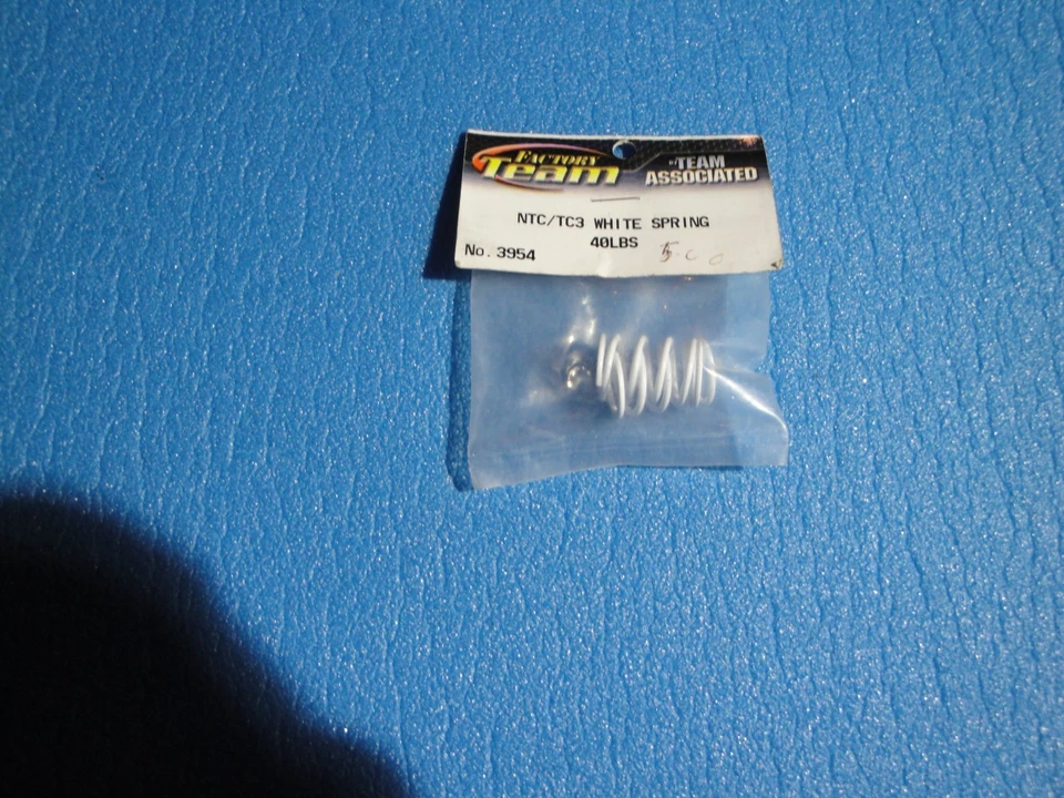 Molas de choque Factory Team Associated NITRO TC3 NTC3 40 lb - Nº3954 - Raras! - Imagem 1 de 1
