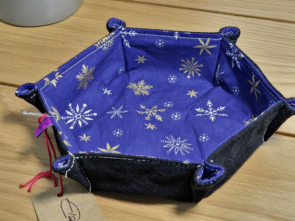 Deko Körbchen Geschenkkörbchen Weihnachten  Korbablage Schmuck Gebäck Unikat - Bild 1 von 2