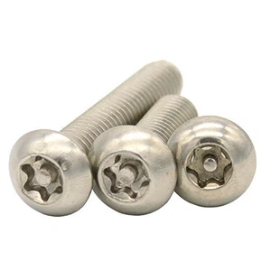 M5 X 10Mm Pin in Head Torx Screws,304 Stainless Steel Pin Torx Button Head Secur - Picture 1 of 12
