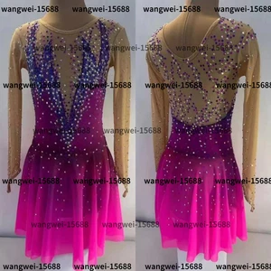 Nuevo vestido de patinaje artístico sobre hielo, vestido de patinaje artístico para competición B2930 - Imagen 1 de 6