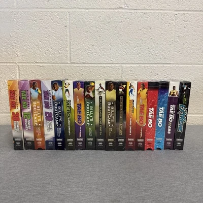 17 x Tae-Bo Work Out VHS (16 Sealed) - Image 1 of 4