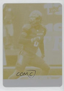 Placa de impresión CFL de cubierta superior 2024 logro amarillo 1/1 Damon Webb #25 yj7 - Imagen 1 de 3