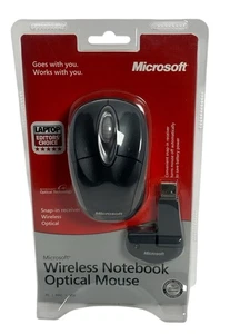 Microsoft Wireless Notebook Optical Mouse Model 1023 For Notebook - Picture 1 of 5