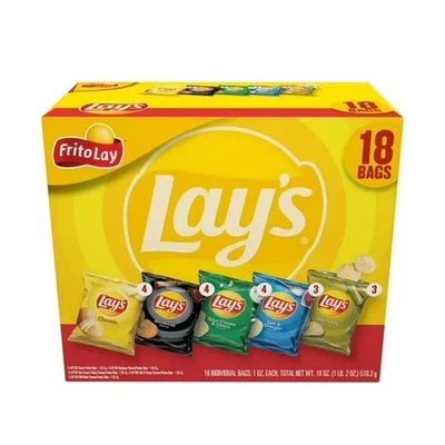 LAYS Lay's Snacks Mix Variety Pack, 1 oz, 18 Count