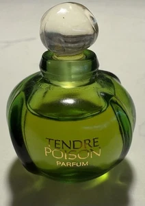MINIATURE Vintage ORIGINAL TENDRE POISON Dior PURE PARFUM 5ml Mini Perfume - Picture 1 of 3