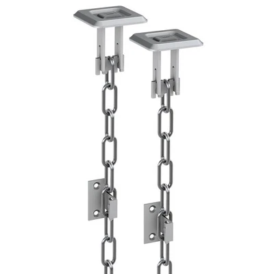 BASI® Gitterrostsicherung Kellerschachtsicherung Einbruchschutz Zusatzsicherung - Bild 1 von 4