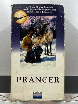 Prancer VHS 1989 Family Christmas Original Release Nelson Entertainment Foto 1 de 4
