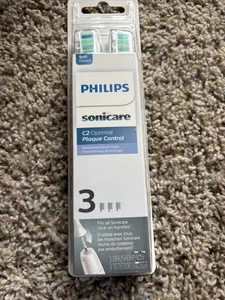 Philips Sonicare C2 Optimal Plaque Control Zahnbürstenköpfe weiß 3er Pack weich - Bild 1 von 2