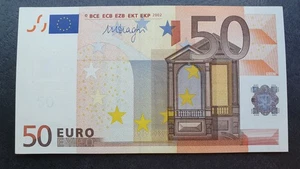 CIPRO 50 euro 2002 serie G, Draghi, aUNC, R049...465 - Foto 1 di 3