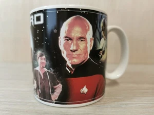 Vintage Star Trek Mug 1996 Licensed Commemorative Piccard - Picture 1 of 4