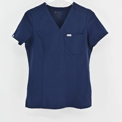 Blusa Médica FIGS Catarina para Mujer Talla XS Un Bolsillo Azul Marino Colección Técnica Foto 1 de 4