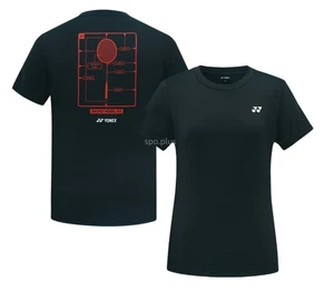 Yonex 25F/W Damen Badminton T-Shirts Sport Training dunkelanthrazit 259TR012F - Bild 1 von 7