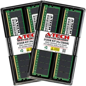 512GB 4x128GB PC5-4800 EC8 RDIMM Dell PowerEdge R760xd2 XE8640 XE9680 Arbeitsspeicher RAM - Bild 1 von 4