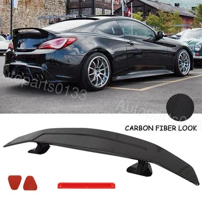 Carbon Style 46" Rear Trunk Spoiler Wing GT Style Racing For Hyundai Genesis Foto 1 de 4