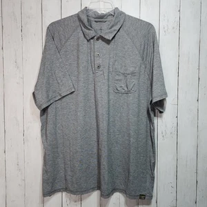 LL Bean Men's Gray Short Sleeve Polo Slightly Fitted Regular Shirt Size XXL Tall - Picture 1 of 8