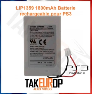 Batterie 1800mAh 3.7v Li-ion pour manette PS3 - Sony Controller Replacement - Bild 1 von 1
