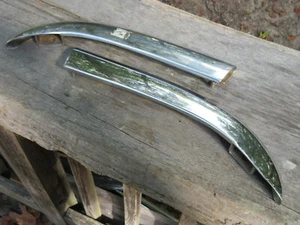 1949 or 1950 Pontiac Front or Rear Bumper Trim Molding 15 1/2" diagonally - Bild 1 von 7