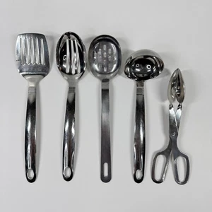 Oneida Chefmate RSVP 18/8 10 Stainless Solid Serving Cooking Utensil Hangable - Picture 1 of 11