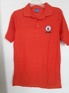 NWOT Youth University of Illinois Polo Short Sleeve Champion Polo Sz M - Picture 1 of 3