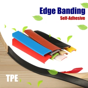 U-Shaped Self-Adhesive Edge Banding TPE | Wood Furniture Cabinet Edge Trim  - Picture 1 of 8