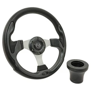 GTW 12.5" Carbon Fiber Rally Golf Cart Steering Wheel for Yamaha (1996-Up) - Picture 1 of 3