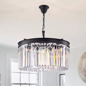 Crystal Pendant Light Kitchen Chandelier Lighting Home Lights Dining Room Lamp - Picture 1 of 9