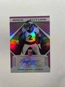 2022 Panini Elite #BFS-PS Patrick Surtain II Back To The Future Auto #04/49 - Picture 1 of 2