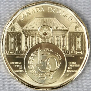 **NEW*CANADA / KANADA_1 Dollar 2025_150 Years of the Supreme Court_normal_unc - Picture 1 of 4