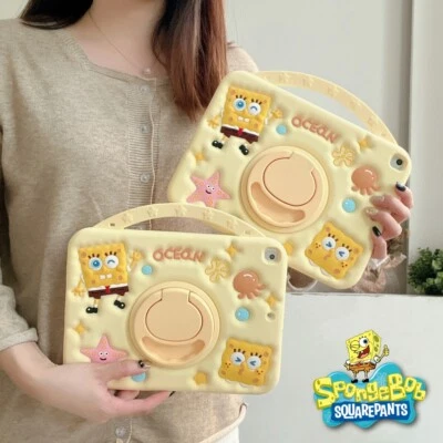 Kid Shockproof Handle Case Cover For iPad 10th 9 8 7 Air 1 2 3 4 11 Pro 11 2024 - Image 1 of 4