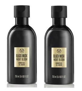 2 x The Body Shop Black Musk Night Bloom Shower Gel 250ml ( Total 500ml ) - Picture 1 of 1