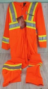 Pioneer High Visibility Safety Work Orange Coverall NEW 3XL - Picture 1 of 5