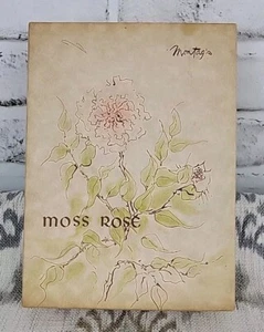 VTG Moss Rose Montag Boxed Stationary Partial Set 67 Sheets & 24 Envelopes - Picture 1 of 4