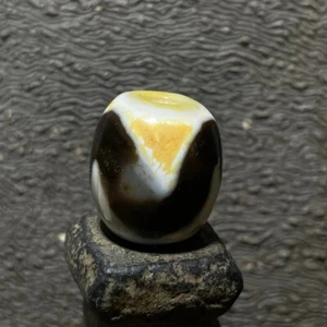 Old Tibetan Nepalese Himalayan Ancient eye Old Dzi Talisman Beads Amulet abc - Picture 1 of 14