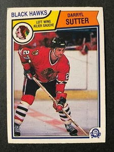 Darryl SUTTER 1983-84 O-Pee-Chee Hockey #113 Chicago Blackhawks - Picture 1 of 2